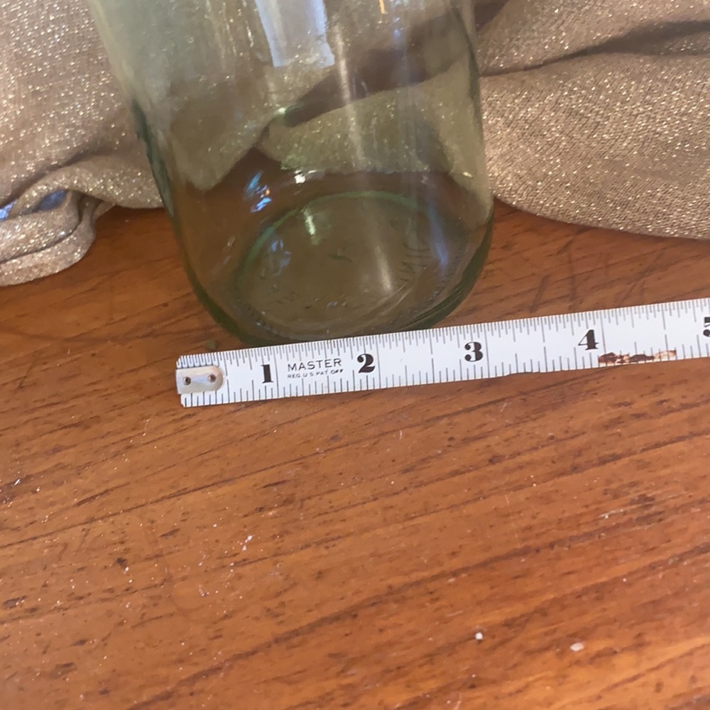 Vintage green glass decorative bottles made in Spain & Portugal - Picture 11 of 12